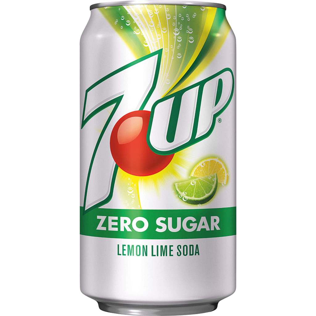 Zero Sugar 7-Up Soda, 12 Oz (Pack of 24) N287031