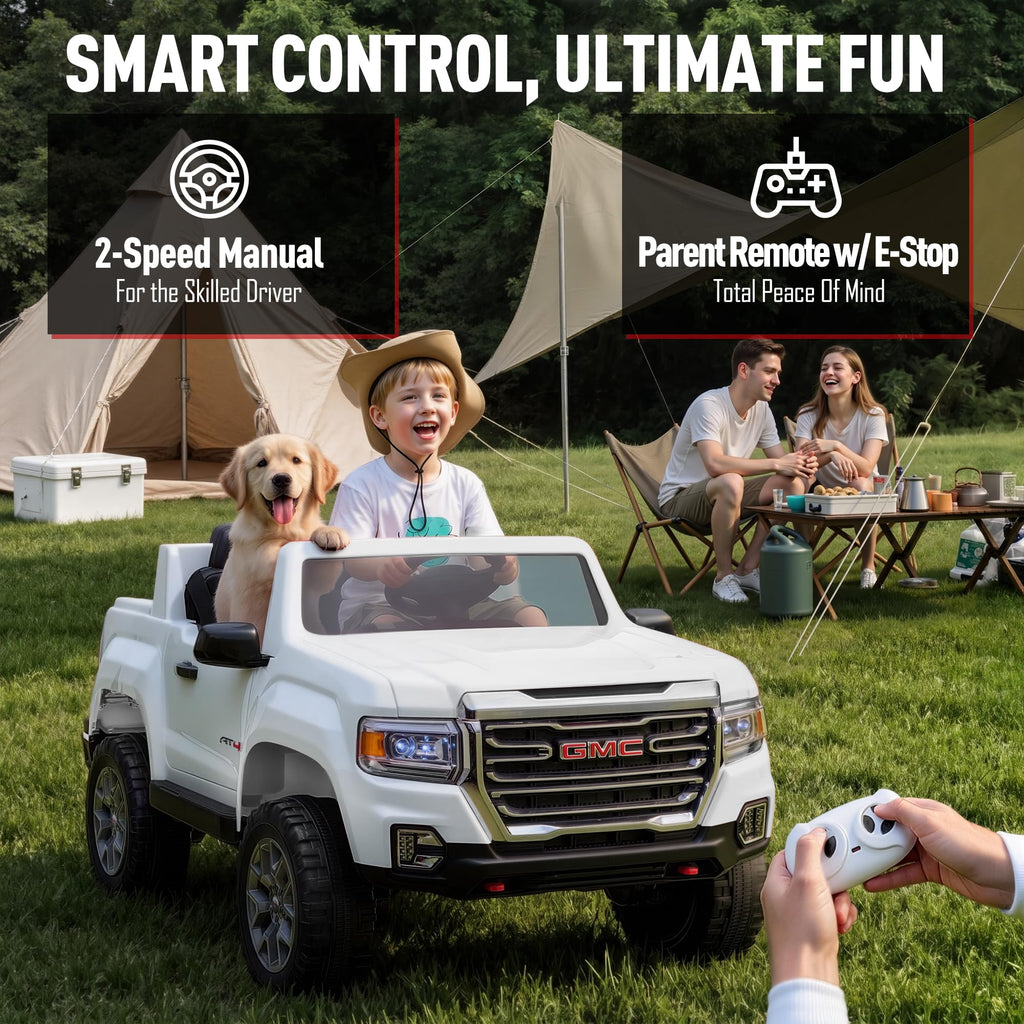 24V 2 Seater Ride On Car White J68773