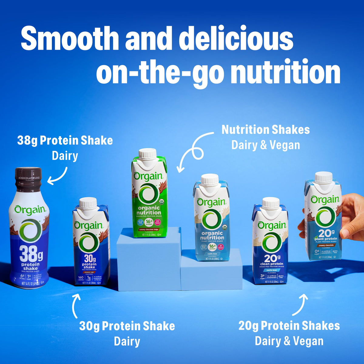 30g High Protein Dairy Shake, 5g BCAAs, 11 oz, 12pk L2192