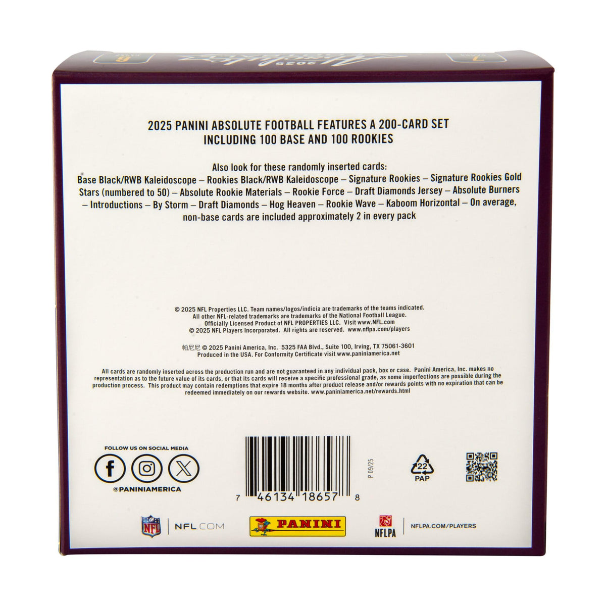 Sealed NFL Trading Cards Mega Box D2024