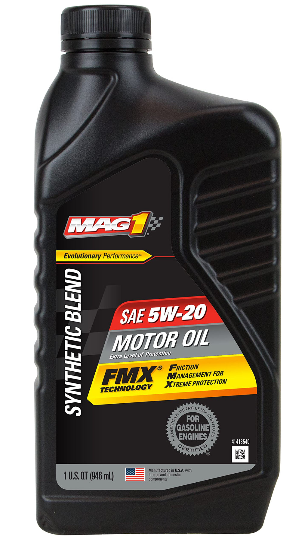 Synthetic Blend SAE 5W-20 Motor Oil 1 Quart Z9019