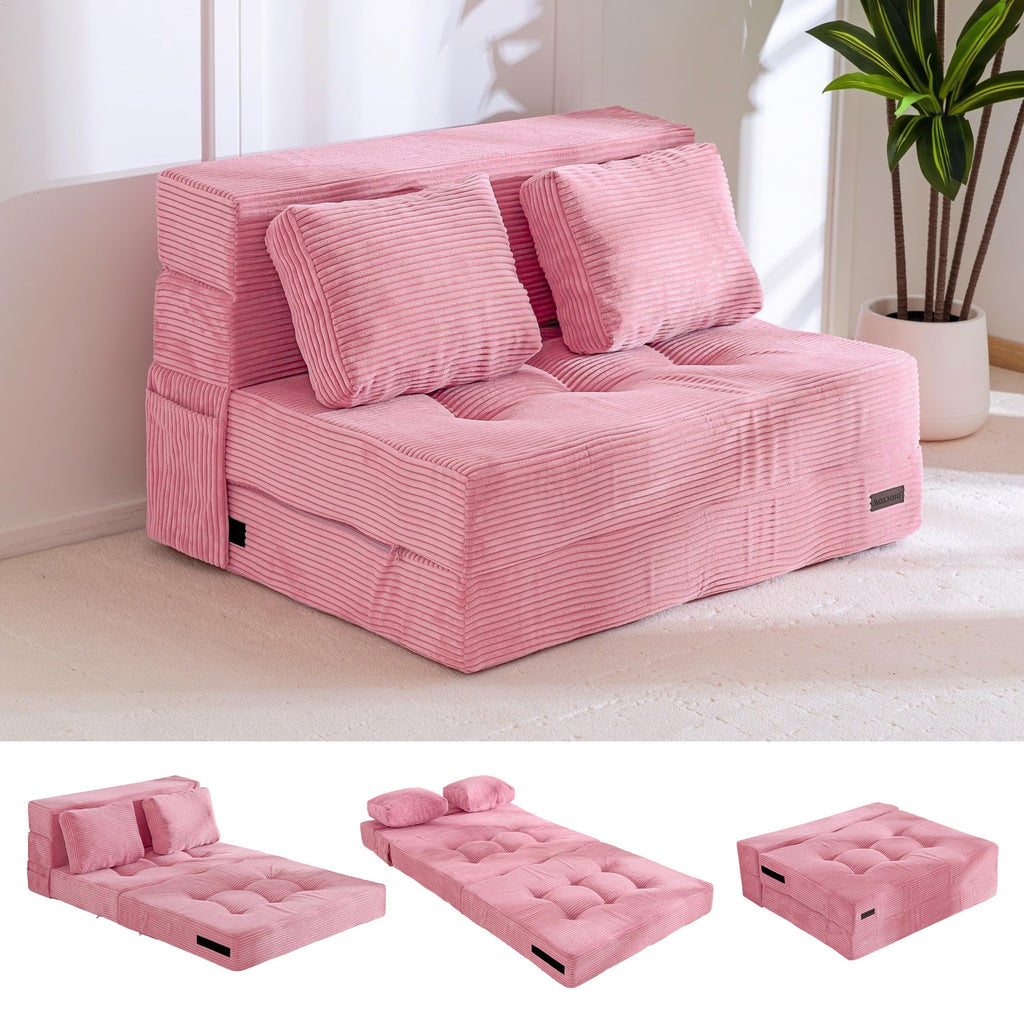 Convertible Sofa Bed with Pillow F770987